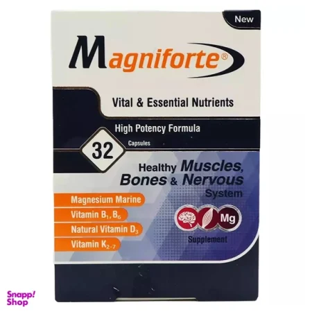 کپسول مگنیفورت منیزیم هولیستیکا بسته 32 عددی